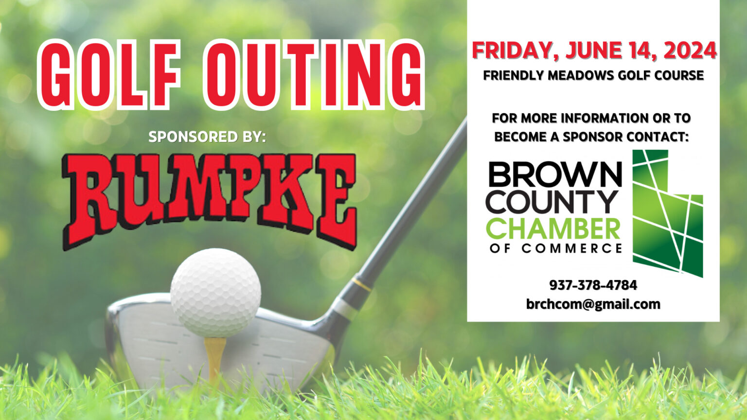 Annual Chamber Golf Outing Brown County Ohio Chamber Of Commerce